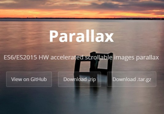 ES6/ES2015 images parallax